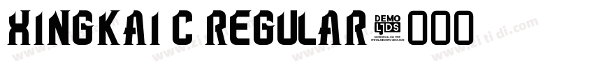 xingkai C Regular字体转换